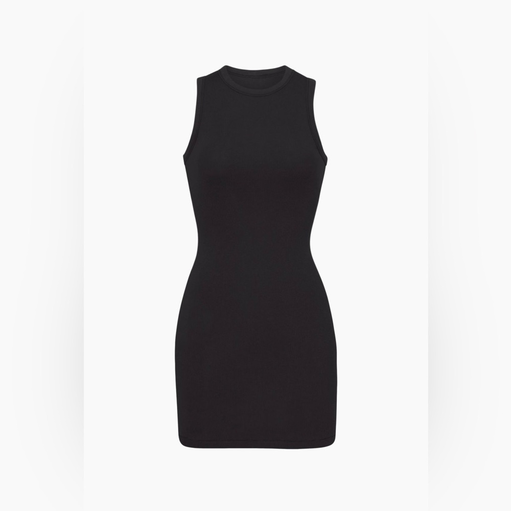 SKIMS Black Mini Dress